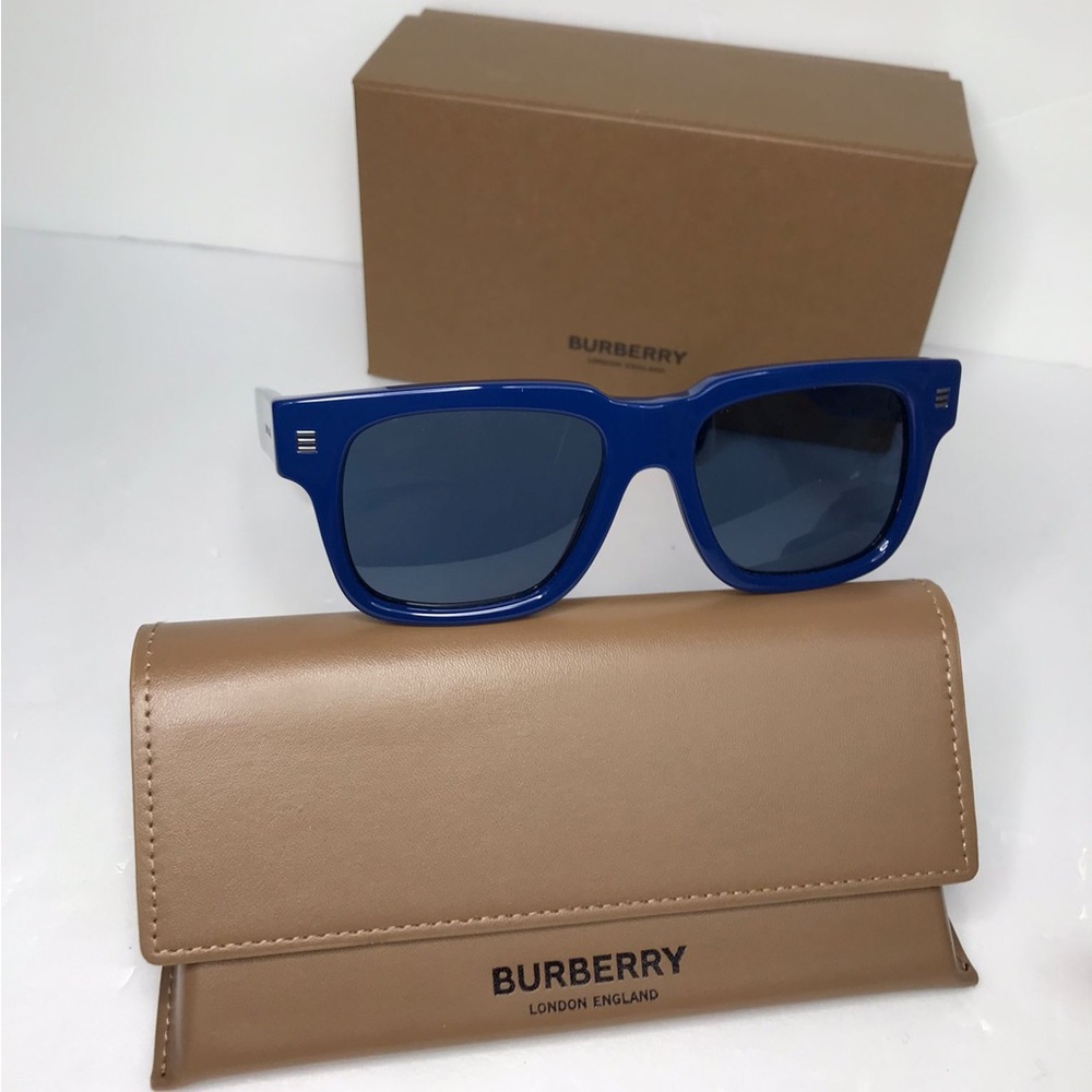 Authentic Burberry Dark Blue Square Men's Sunglasses BE4394 405880 54 - Picture 11 of 15